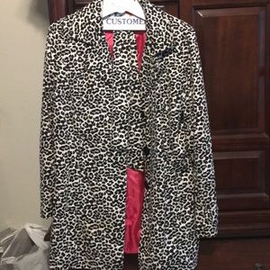 Awesome Leopard Print Trench Coat